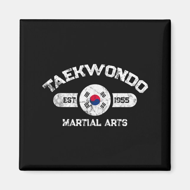 Imã Taekwondo Estabelecido em 1955 Presente de Tae Kwo (Frente)