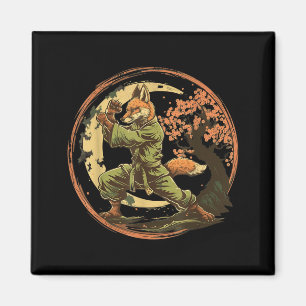 Imã Taekwondo Fox Kickboxing Animall Jiu-Jitsu Kung Fu