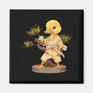Imã Taekwondo Pato Árvore Bonsai Artes Marciais Karate