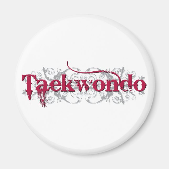Imã Taekwondo Red (Frente)