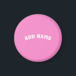 Imã Taffy Baby Pink Sólido<br><div class="desc">Magnet de cor rosa,  cor-de-rosa,  simples e fina</div>