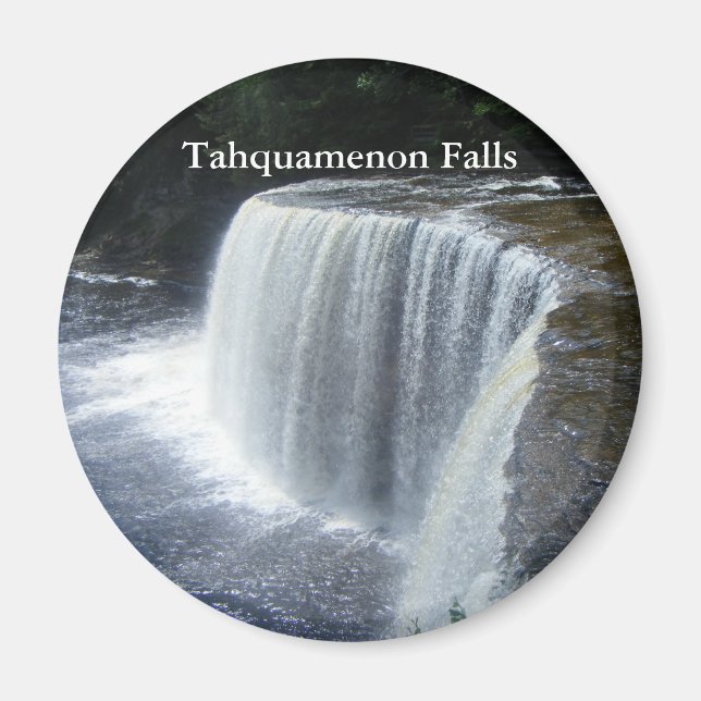 Imã Tahquamenon Falls, Paraíso, Michigan (Frente)