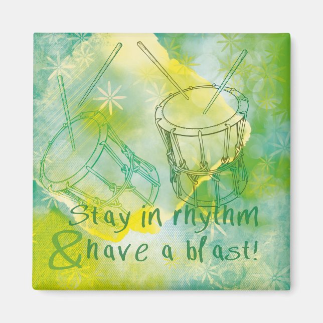 Imã Taiko Magneet met leuke qoute (Frente)