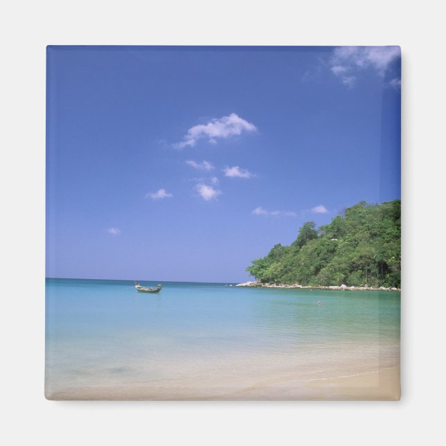 Imã Tailândia, Ilha Phuket. Praia. (Frente)