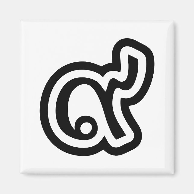 Imã Tailândia Lucky Número 9 / Nove / ๙ (Gao/Kao) Tail (Frente)