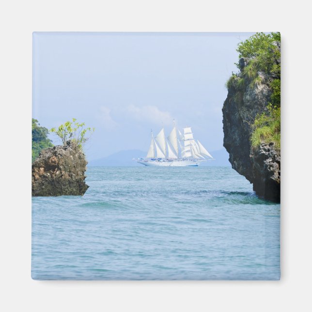 Imã Tailândia, Mar de Andamão. Navio clipper Star Fyer (Frente)