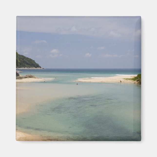 Imã Tailândia, Phuket, praia de Nai Harn. (Frente)