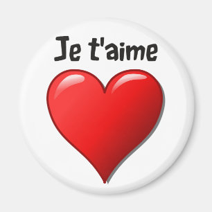 Imã T'aime de Je - eu te amo em francês