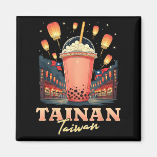 Imã Tainan Taiwan Boba Bubble Tea Taiwan Souvenir