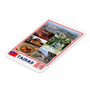 Ímã Tainan - Taiwan - República da China - Mosaico - M