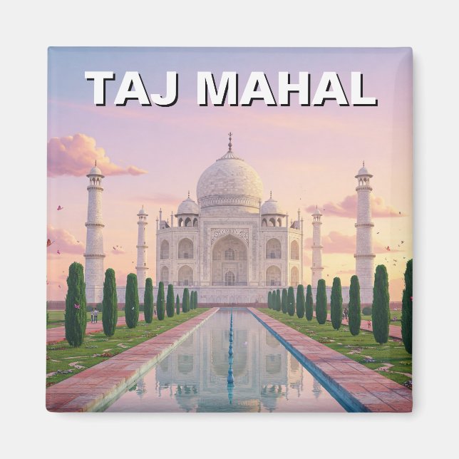 Imã Taj Mahal Agra India Viagem Souvenir (Frente)
