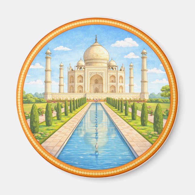 Imã Taj Mahal da Índia (Frente)