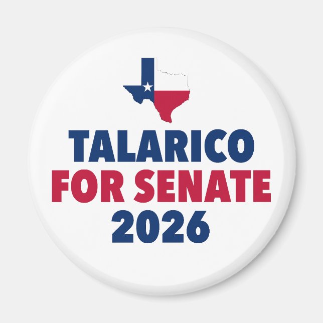 Imã Talarico para Senado Eleição Texas 2026 (Frente)