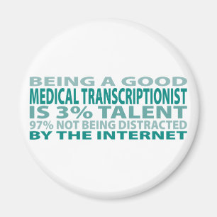 Imã Talento médico do Transcriptionist 3%