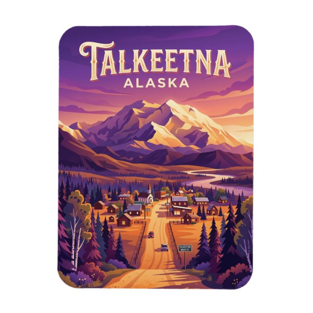 Ímã Talkeetna EUA (Vertical)