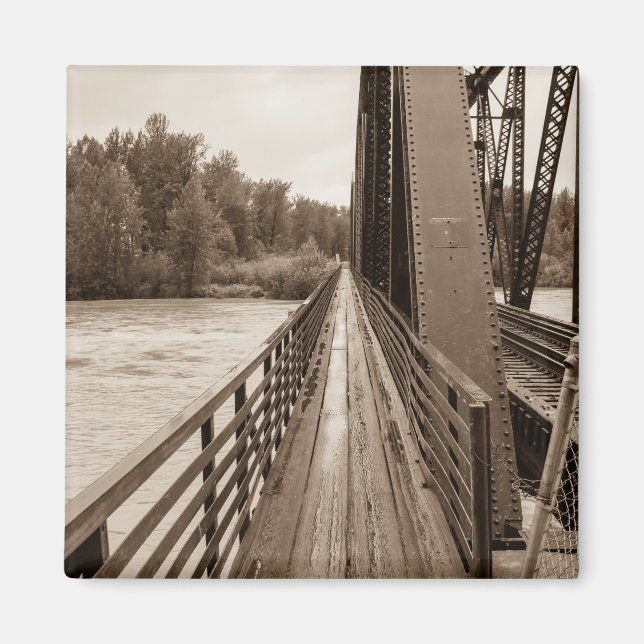 Imã Talkeetna Railroad Bridge Walkway (Frente)