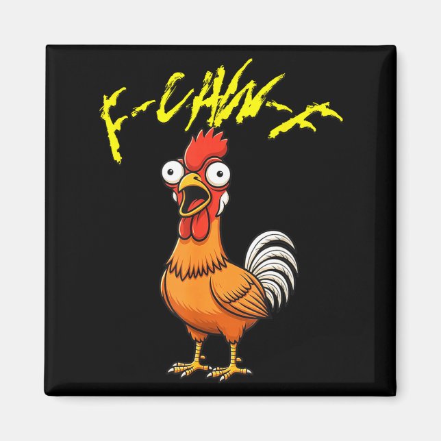 Imã Talking Funny Chicken  (Frente)