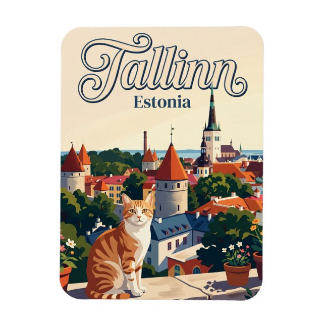 Ímã Tallinn Estônia (Vertical)