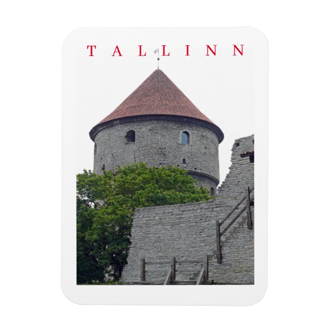 Ímã Tallinn Kiek na imã de geladeira de visualização d (Vertical)