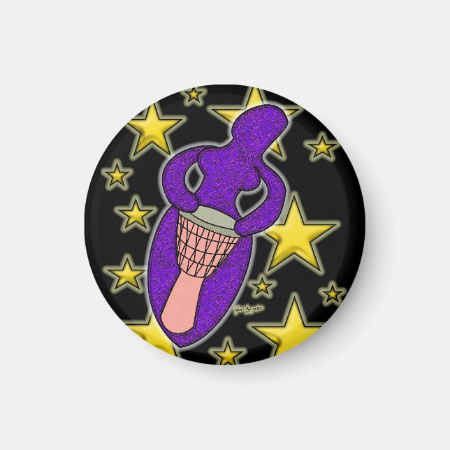 Imã Tambor Deusa Magnet (Frente)