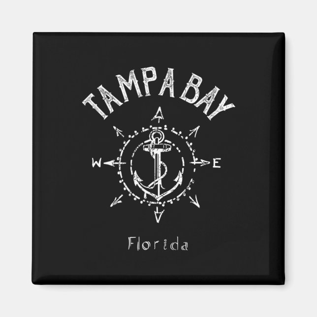 Imã Tampa Bay Florida Sailing (Frente)