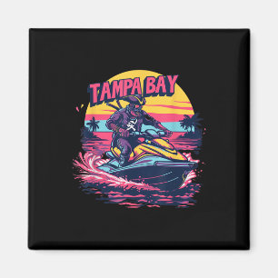 Imã Tampa Bay Pirata Flórida Jetski Barco Engraçado Ga