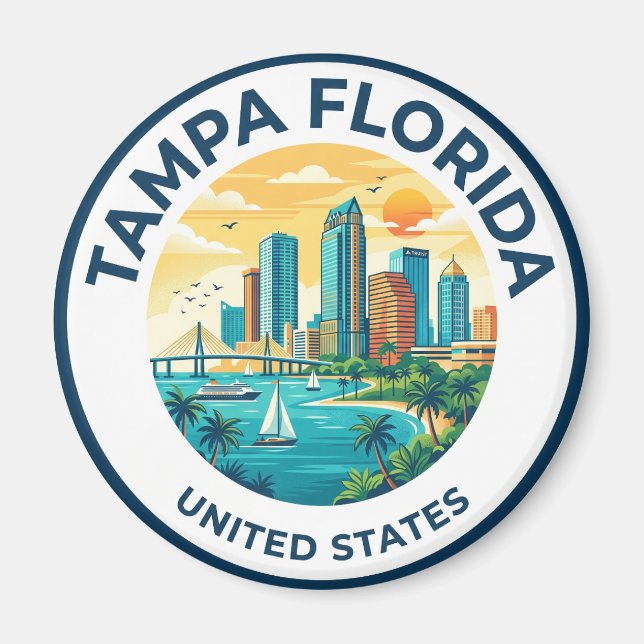 Imã Tampa Flórida (Frente)