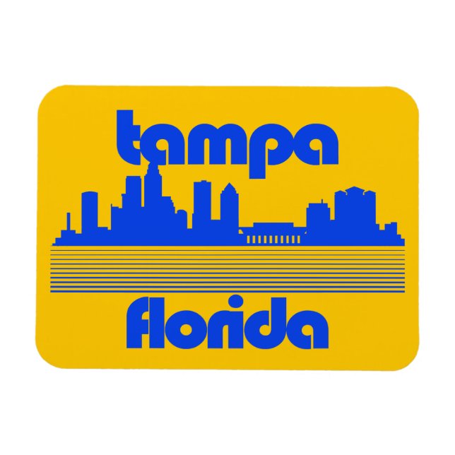 Ímã Tampa Florida (Horizontal)