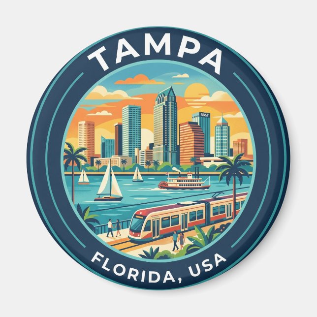 Imã Tampa, Flórida Flórida (Frente)