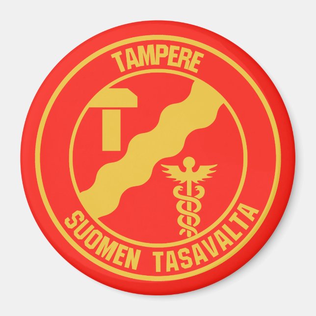 Imã Tampere Round Emblem (Frente)