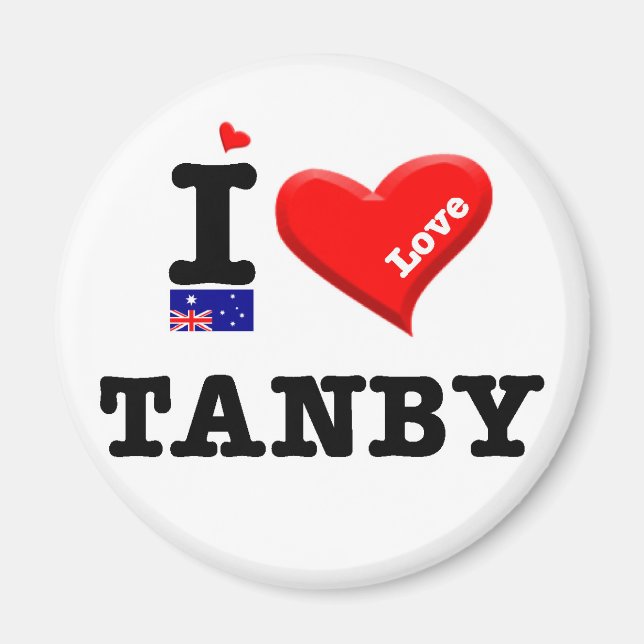 Imã TANBY - I Love (Frente)