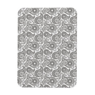 Ímã Tangerine Black Paisley