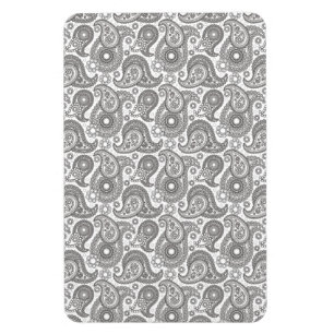 Ímã Tangerine Black Paisley