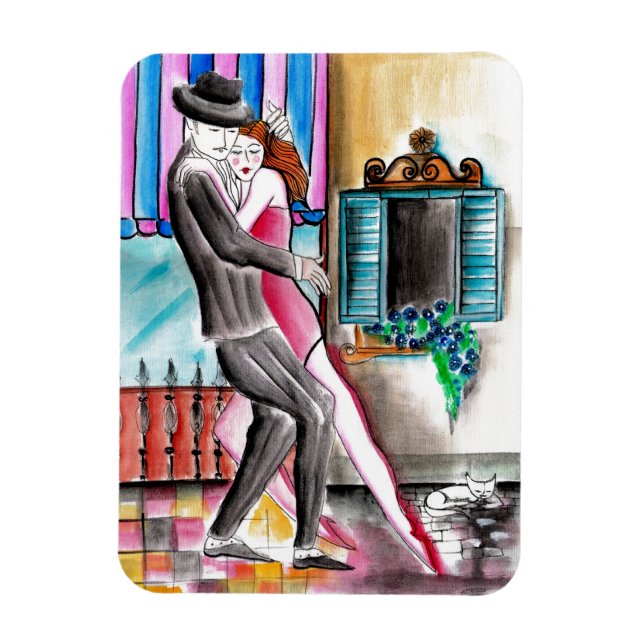 Ímã Tango na rua (Vertical)