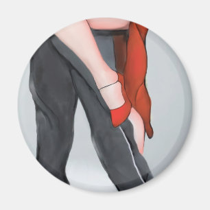 Imã Tango vermelho dos calçados
