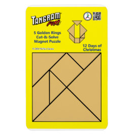 Ímã Tangram Magnet Quebra-cabeça - 5 Ouros