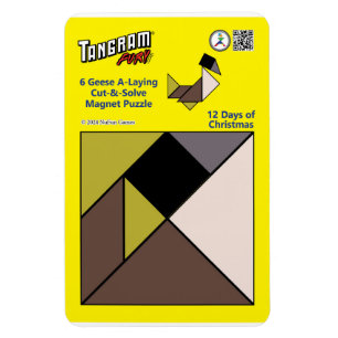 Ímã Tangram Magnet Quebra-cabeça - 6 Gansos A-Lay