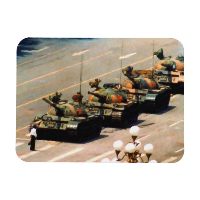 Ímã Tank Man Premium Magnet (Horizontal)