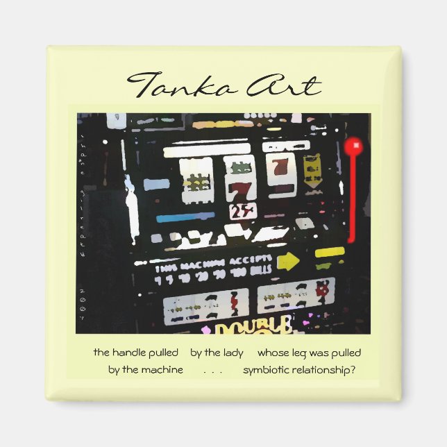 Imã Tanka Art Slot Machine Magnet (Frente)