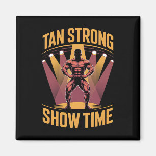 Imã Tanning Bed Tan Fortes Atletas em Gym Goers Bronze