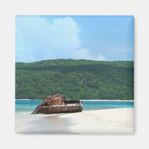 Imã Tanque da praia de Puerto Rico