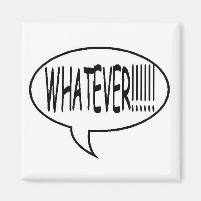 Imã Tanto faz! Balão de Texto (Frente)