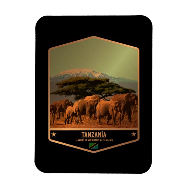 Ímã Tanzânia (Vertical)