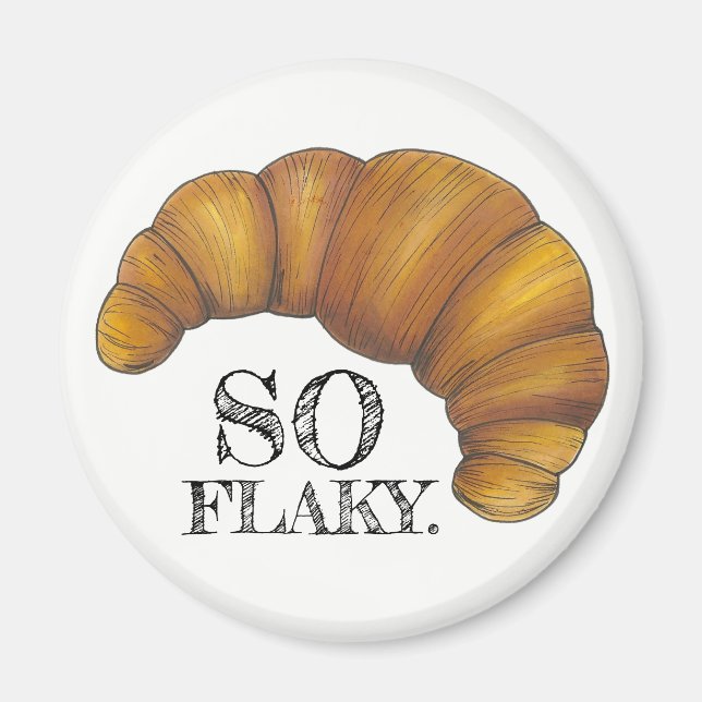 Imã Tão Flaky Buttery Croissant French Pastorey (Frente)