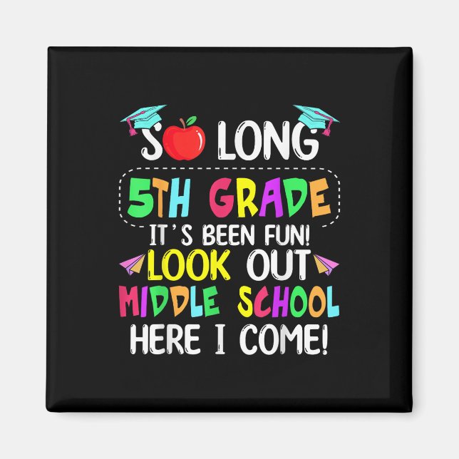 Imã Tão Longa Graduação Do 5 aqui, Eu (Frente)