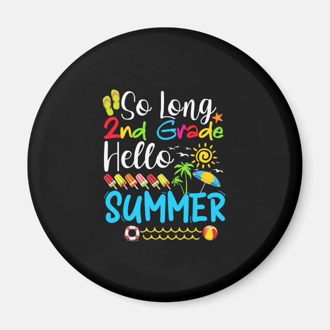 Imã Tão Longo segundo De Grau Olá Verão Do Dia Passado (Frente)