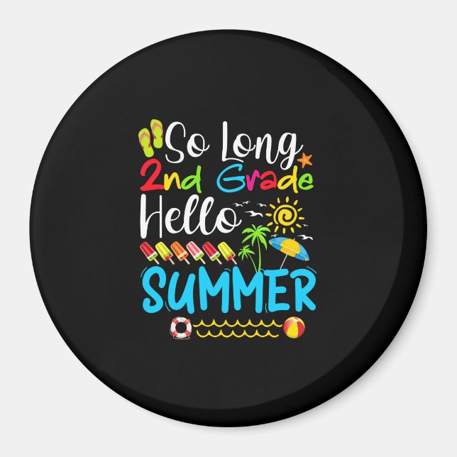 Imã Tão Longo segundo De Grau Olá Verão Do Dia Passado (Frente)