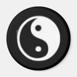 Imã Taojitu preto-e-branco