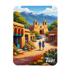 Ímã Taos Pueblo Novo México