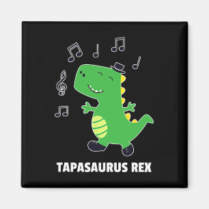 Imã Tap Dance-tapasaurus Rex dinossauro Considerando P